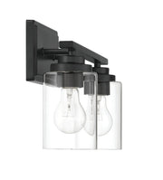 Clark 2 Light 17.38" Vanity in Flat Black