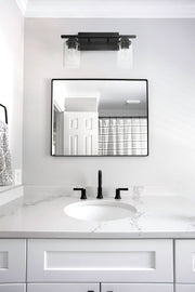 Clark 2 Light 17.38" Vanity in Flat Black