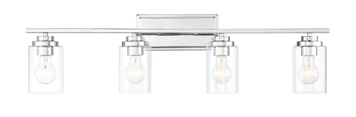 Clark 4 Light 35" Vanity in Chrome