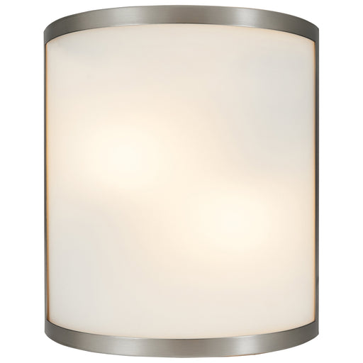 Artemis Basic 2-Light Wall Sconce in Brushed Steel