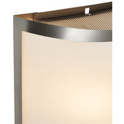 Artemis Basic 2-Light Wall Sconce in Brushed Steel