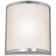 Artemis Basic 2-Light Wall Sconce in Brushed Steel