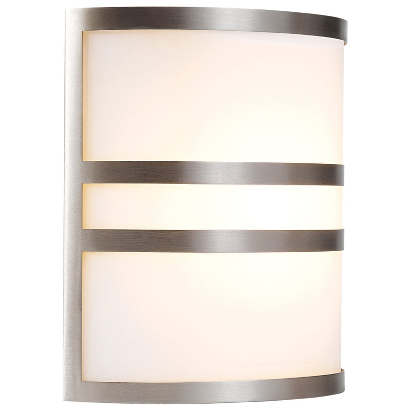 Artemis Centro 2-Light Wall Sconce in Brushed Steel