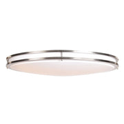 Solero Oval LED Flush Mount in Bronze