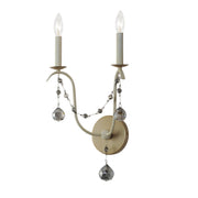 Formosa 2 Light Wall Sconce in Ecru / Venetian Gold