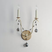 Formosa 2 Light Wall Sconce in Ecru / Venetian Gold