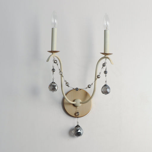 Formosa 2 Light Wall Sconce in Ecru / Venetian Gold