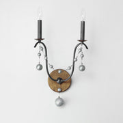 Formosa 2 Light Wall Sconce in Golden Noir