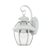Monterey Mini Outdoor Wall Lantern in White