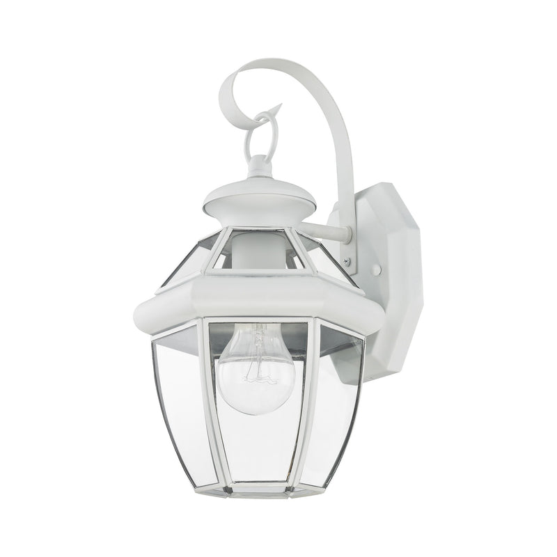 Monterey Mini Outdoor Wall Lantern in White