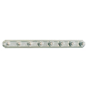 De-Lovely 8-Light Bath Vanity Light in Brushed Nickel