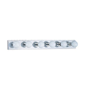 Center Stage 6-Light Bath Vanity Light in Chrome