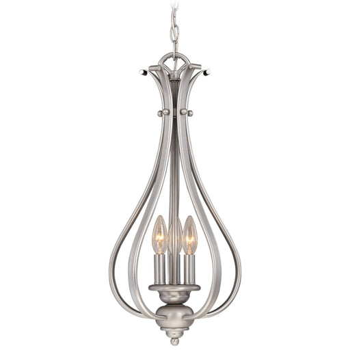 Monrovia 3-Light Pendant in Brushed Nickel