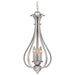 Monrovia 3-Light Pendant in Brushed Nickel