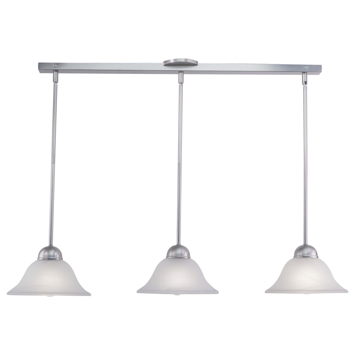 Da Vinci 3-Light Mini Pendant in Brushed Nickel