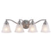 Standford 4-Light Vanity in Brushed Nickel