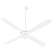 Expo 60" 4-Blade Ceiling Fan with Light Kit in Studio White