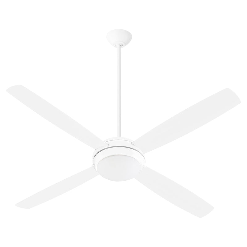 Expo 60" 4-Blade Ceiling Fan with Light Kit in Studio White