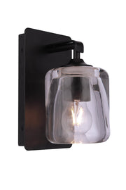 Andie 1 Light 5" Wall Sconce in Flat Black