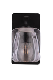 Andie 1 Light 5" Wall Sconce in Flat Black