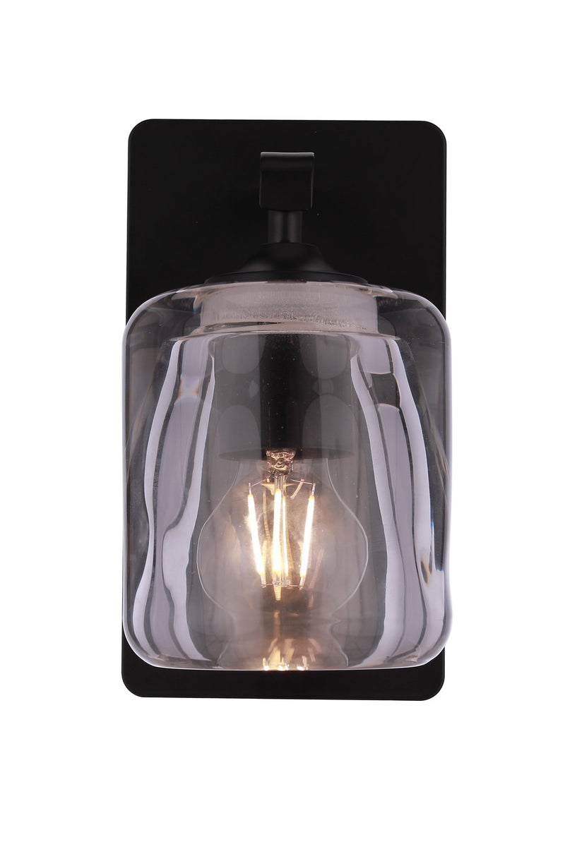 Andie 1 Light 5" Wall Sconce in Flat Black