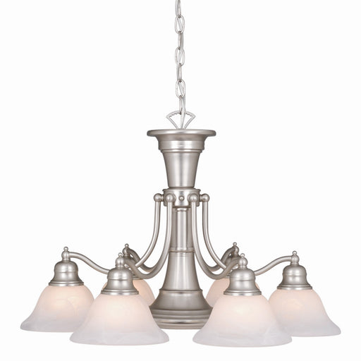 Standford 7-Light Chandelier in Brushed Nickel - Lamps Expo