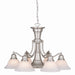 Standford 7-Light Chandelier in Brushed Nickel - Lamps Expo