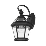 Georgetown Mini Outdoor Wall Lantern in Black