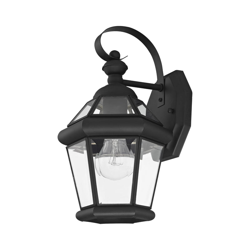 Georgetown Mini Outdoor Wall Lantern in Black