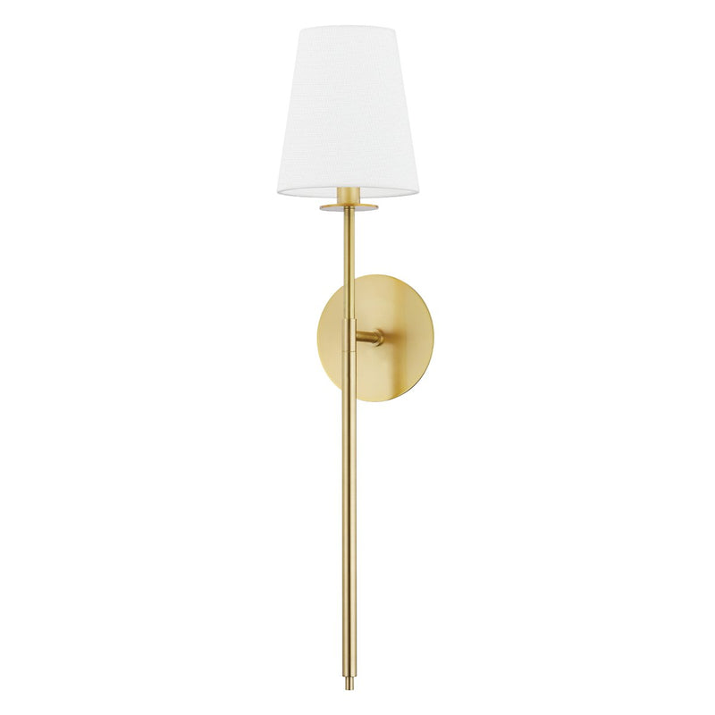 Niagara Wall Sconce in Aged Brass