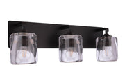 Andie 3 Light 24" Vanity in Flat Black