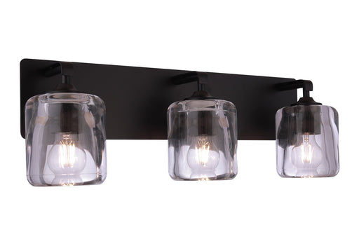 Andie 3 Light 24" Vanity in Flat Black