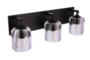 Andie 3 Light 24" Vanity in Flat Black