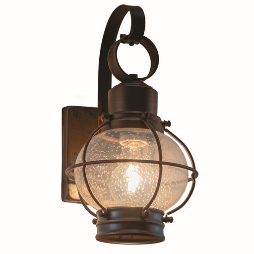 Chatham 7" Outdoor Wall Light in Burnished Bronze