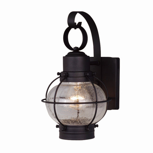 Chatham 7" Outdoor Wall Light in Textured Black