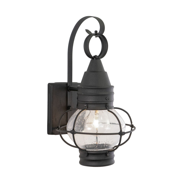 Chatham 8" Outdoor Wall Light in Textured Black