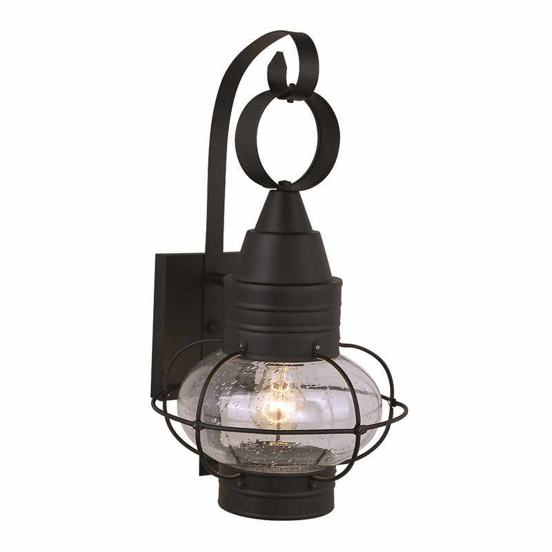 Chatham 10" Outdoor Wall Light in Textured Black