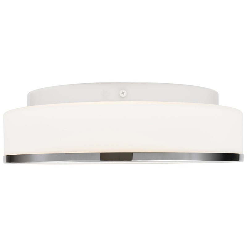 Aero 2-Light Flush Mount in Chrome