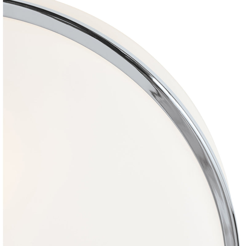Aero 2-Light Flush Mount in Chrome