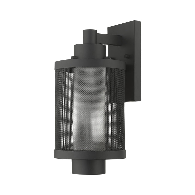 Nottingham Medium Outdoor Wall Lantern in Textured Black
