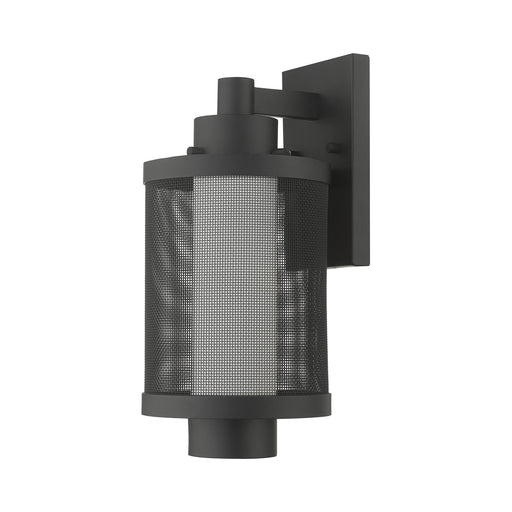 Nottingham Medium Outdoor Wall Lantern in Textured Black