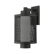 Nottingham Large Outdoor Wall Lantern in Textured Black