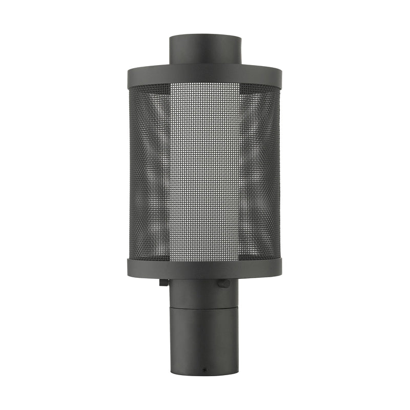 Nottingham Medium Outdoor Post Light in Textured Black
