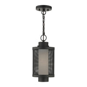 Nottingham Medium Outdoor Pendant Lantern in Textured Black