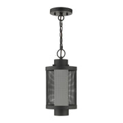 Nottingham Medium Outdoor Pendant Lantern in Textured Black
