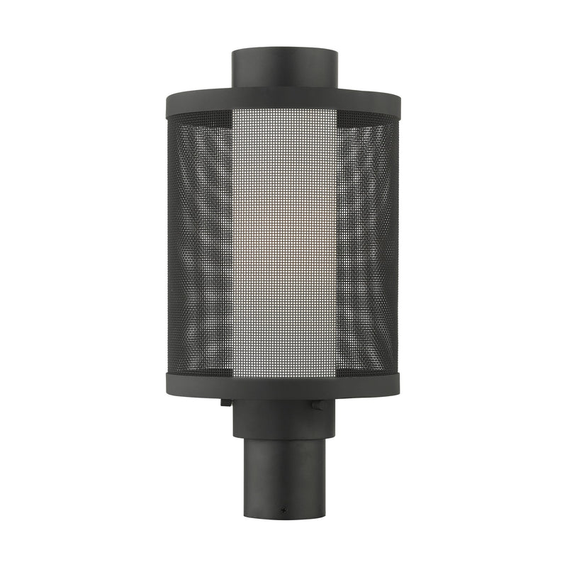 Nottingham Large Outdoor Post Light in Textured Black