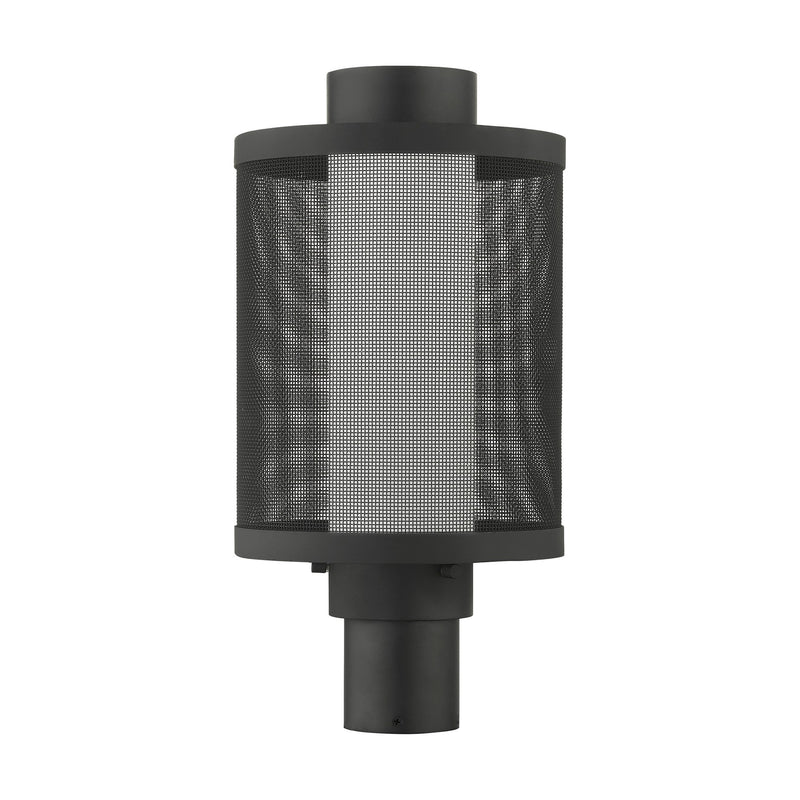 Nottingham Large Outdoor Post Light in Textured Black