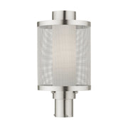 Nottingham Large Outdoor Post Light in Brushed Nickel