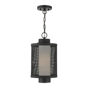 Nottingham Large Outdoor Pendant Lantern in Textured Black