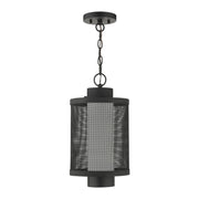 Nottingham Large Outdoor Pendant Lantern in Textured Black
